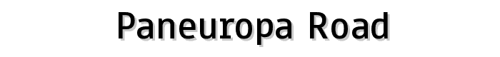 Paneuropa%20Road font