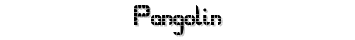 Pangolin font