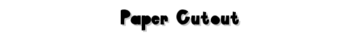 Paper%20Cutout font