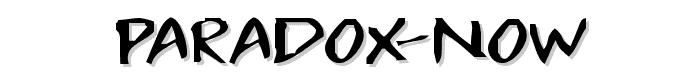Paradox%20Now font