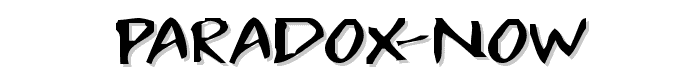 Paradox Now font