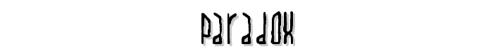 Paradox font