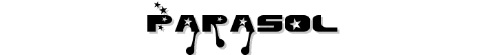 Parasol font