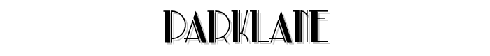 ParkLane font