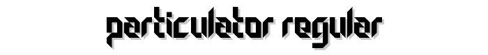 Particulator%20Regular font