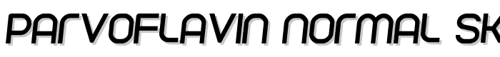 Parvoflavin%20Normal%20Skew font