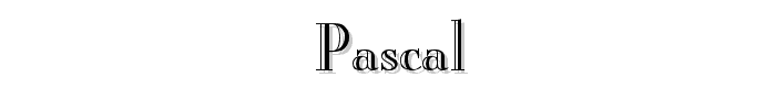 Pascal font