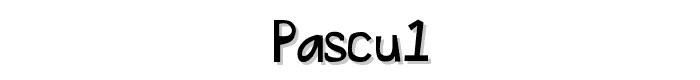 Pascu1 font