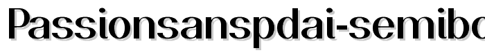 PassionSansPDai-SemiBold font