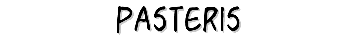 Pasteris font