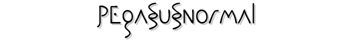 PegasusNormal font