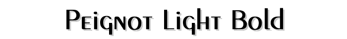 Peignot-Light%20Bold font