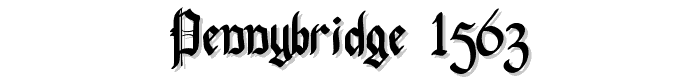 Pennybridge%201563 font