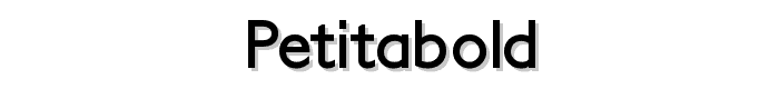 PetitaBold font