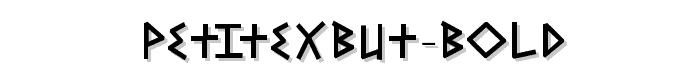 PetitexBut-Bold font