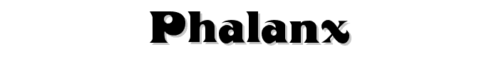 Phalanx font