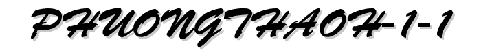 PhuongThaoH%201%201 font