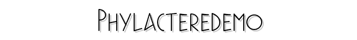 PhylactereDEMO font