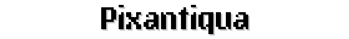 PixAntiqua font