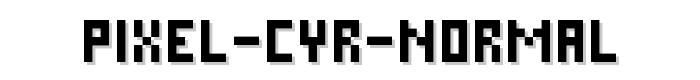 Pixel%20Cyr%20Normal font