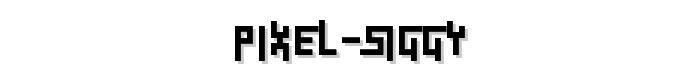 Pixel Siggy font