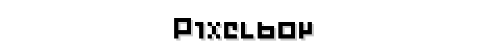 PixelBoy font