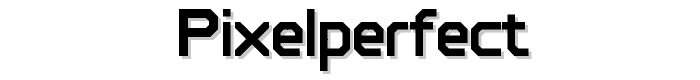 PixelPerfect font