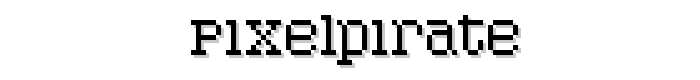 PixelPirate font