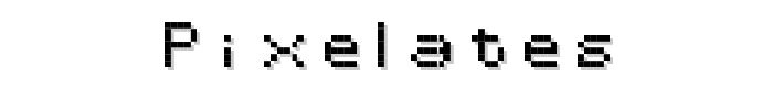 Pixelates font