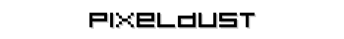 Pixeldust font