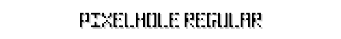 Pixelhole%20Regular font