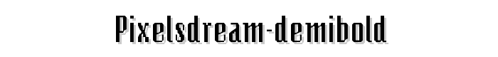 PixelsDream-DemiBold font