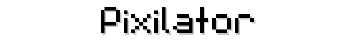 Pixilator font