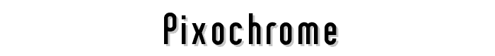 Pixochrome font