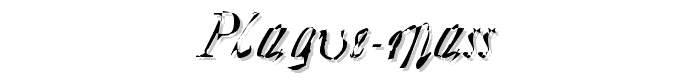 Plague Mass font
