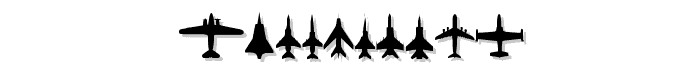 Planes-T-Modern font