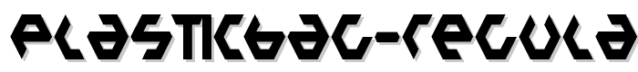 PlasticBag Regular font