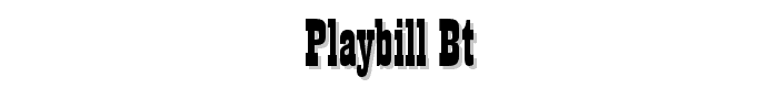 Playbill%20BT font