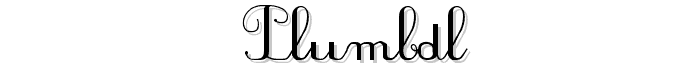 PlumBDL font