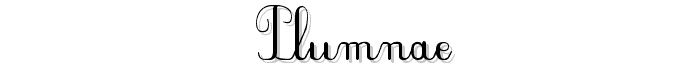 PlumNAE font