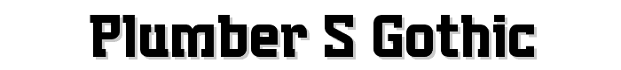 Plumber_s%20Gothic font