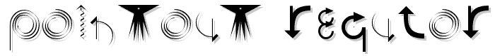 Pointout Regular font