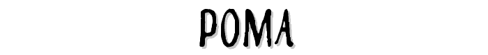 Poma font