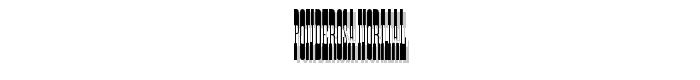 Ponderosa-Normal font