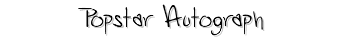 PopStar%20Autograph font