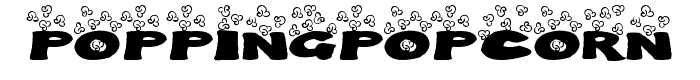 PoppingPopcorn font