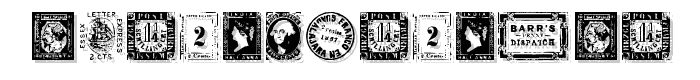 PostageStamps font