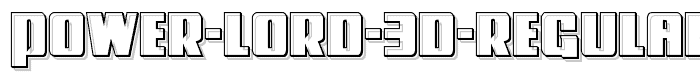 Power%20Lord%203D%20Regular font