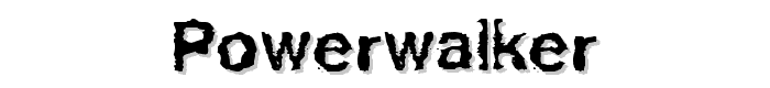 Powerwalker font