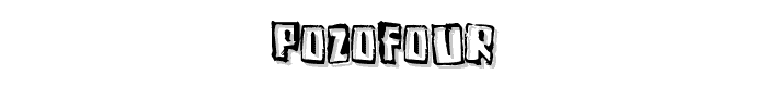 Pozofour font